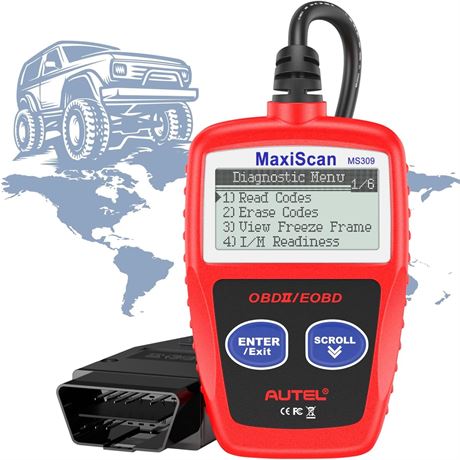 Scanner OBD2 Autel MS309 Lecture Codes Moteur Tous Véhicules 1996+