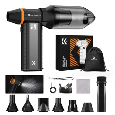 K&F CONCEPT D poussi reur 4 en 1, 350000 tr/min, 3 vitesses