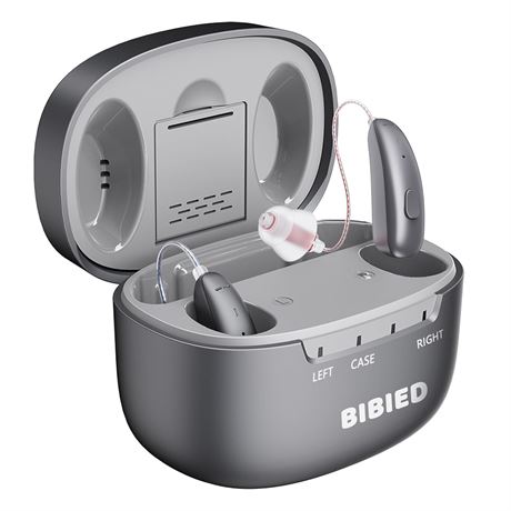 OTC Hearing Aids Rechargeable, Smart Noise Reduction, Nearly Invisible