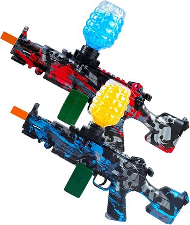 Lot 2 lanceurs billes gel auto/manual + 100000 munitions 14+ ans