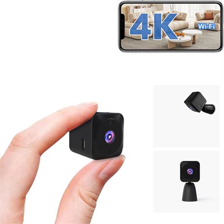 Mini 4K WiFi Security Camera Ultra HD