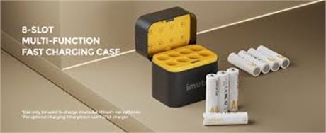 imuto Rechargeable AA Lithium Batteries with Fast Charger ...