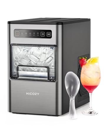 HiCOZY Ice Maker   Ice in 6 Mins, 24 lbs/Day, Portable, Self-Cleaning