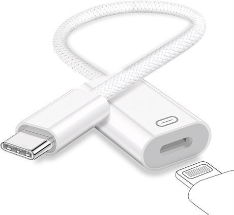 Adaptateur Audio USB-C Vers Lightning + Charge iPhone iPad