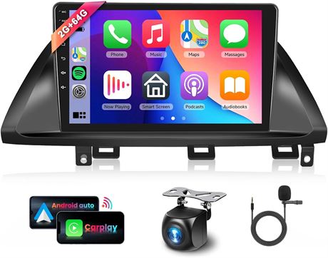 Honda Odyssey 2005-2010 Car Stereo 10.1" CarPlay Android Auto