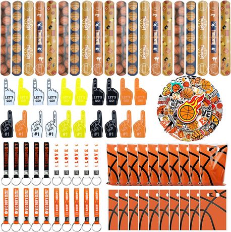 130pcs Kit Anniversaire Thème Basket Déco Cadeaux