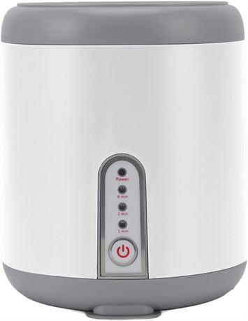 Baby Bottle Shaker: USB-Charging Smart Formula Mixer, Warmer (White)