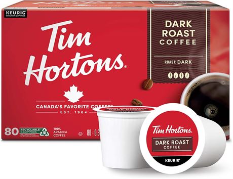 Tim Hortons Mélange Original foncé, 80 K-Cups