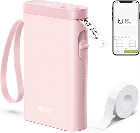 Nelko P21 Label Maker, Rosa