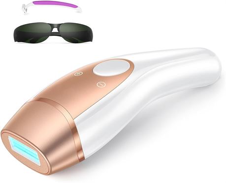 IPL Hair Removal for Women with 41 F Ice-Cooling, 21J, 99% Reduction