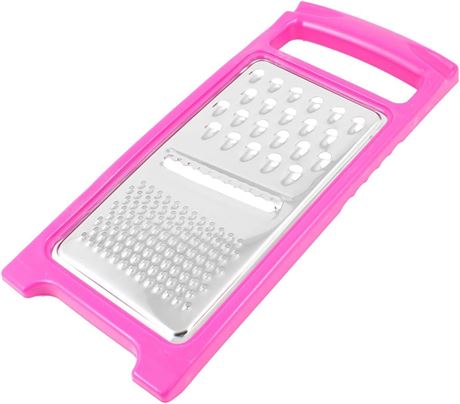 Ruilogod Stainless Steel Vegetable Fruit Potato Graters Peeler Fuchsia
