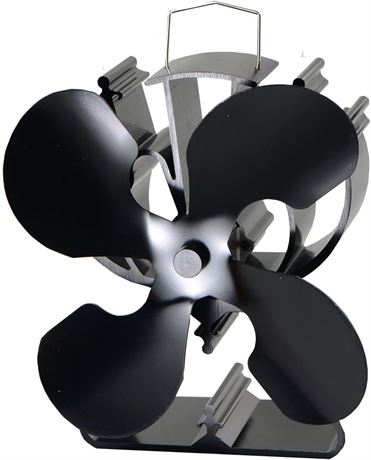 Ventilateur   4 pales chauff  par la chaleur pour po le   bois +80% air chaud