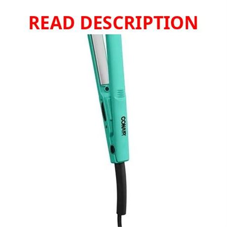 Conair Mini 1/2-inch Ceramic Flat Iron; Perfect for On-The-Go Styling