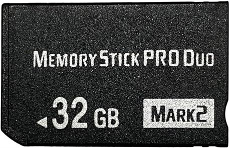 MemoryStick Pro Duo MARK2 32 Go pour appareil photo PSP
