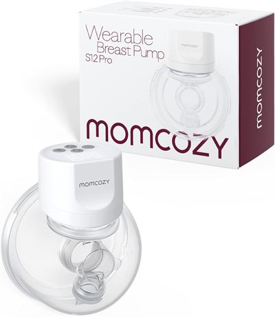 Tire-lait Momcozy S12 Pro mains libres 3 modes 9 niveaux 24mm