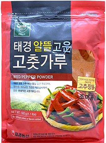 Tae Kyung Korean Red Chili Pepper Powder, 500g