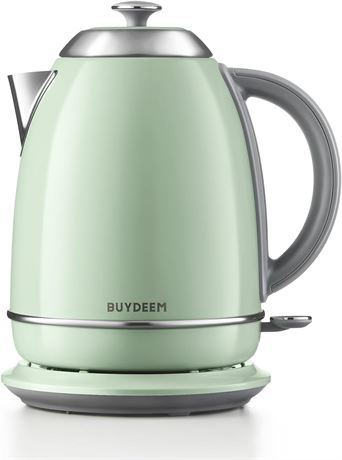 BUYDEEM K640 Electric Kettle, Auto Shut-Off, Boil Dry, 1.7L, Cordless
