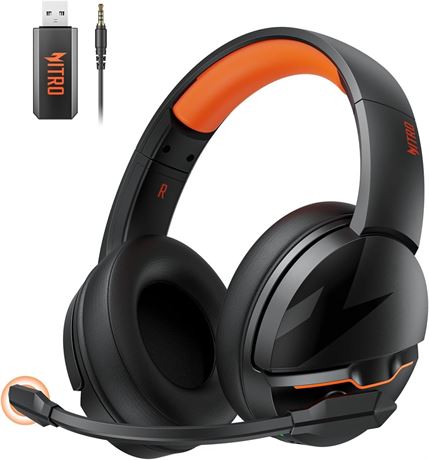Acer 2.4GHz Flex Wireless Gaming Headset with 100H Battery and 50mm Drivers