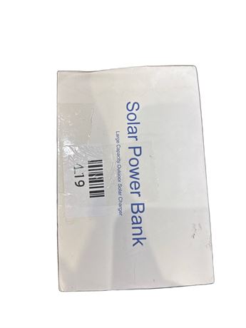 Batterie Solaire 38800mAh IP67 USB-C Lampe SOS Bleu