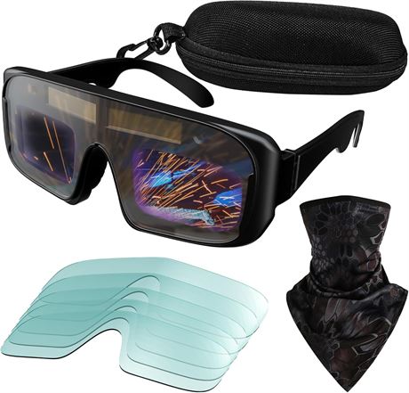 TRQWH Lunettes de soudage automatiques - obscurcissement, solaire teinte 11