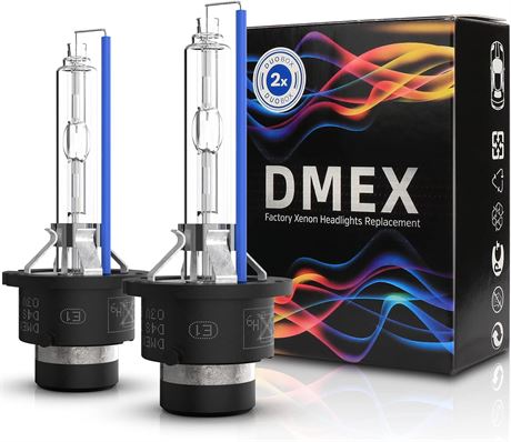 DMEX D4S HID Xenon 35W Headlight Bulbs 66440 42402 42402WX Pack of 2, 8000K