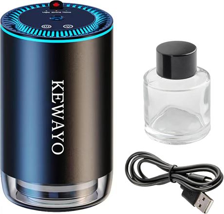KEWAYO USB Car Humidifier - Mini Essential Oil Diffuser for Home/Office