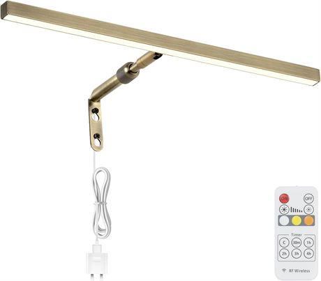 Lampe Tableau Pasoar 16" LED Laiton Antique