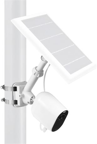 Wasserstein 2-in-1 Pole Mount for Camera & Solar Panel, Fits Wyze/Blink/Arlo