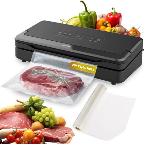 Anova Culinary Precision Vacuum Sealer Pro, includes 1 bag roll, black