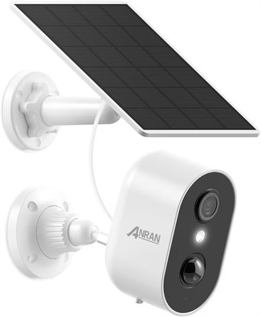 ANRAN Wireless Solar Outdoor Security Camera 3MP PIR Color Night Vision