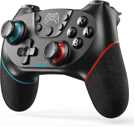 Manette Diswoe Switch pro sans fil, joystick Hall, vibrations turbo