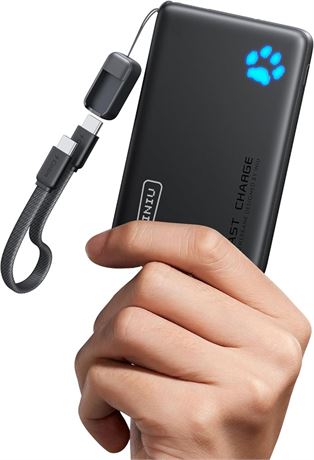INU Power Bank Slim 45W Fast Charger 10000mAh USB-C Portable Phone Charger