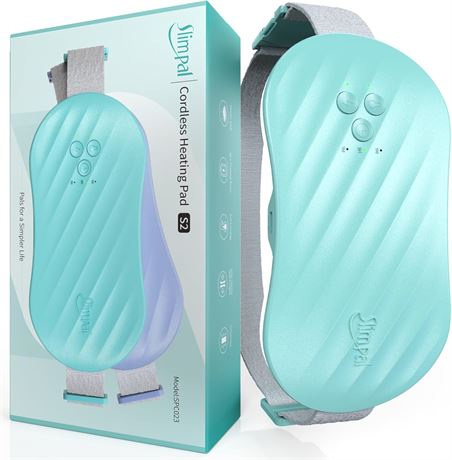 Slimpal ceinture chauffante AI portable douleurs menstruelles aqua