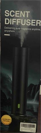 Waterless Scent Diffuser Starter Kit 5 Oils, Remote, Black