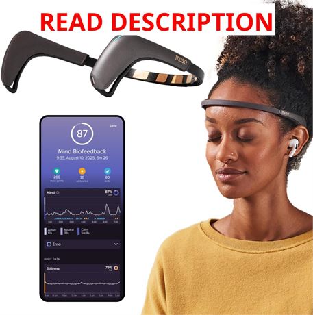 MUSE 2 Brain Sensing Headband - EEG Meditation Tracker & Neurofeedback