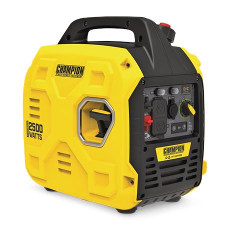 Champion Gasoline Powered 1850/2500W Portable Recoil Inverter Generator