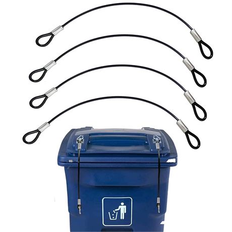 Verrou de Couvercle MvToe pour Poubelle Extérieure (2 Pack)