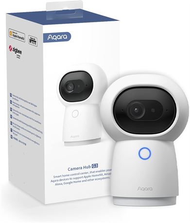 Aqara Hub cam ra s curit  int rieure 2K G3, IA, IR, 360 , Alexa & HomeKit