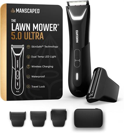 MANSCAPED Lawn Mower 5.0 ULTRA Groin & Body Trimmer   Dual-Head, Waterproof