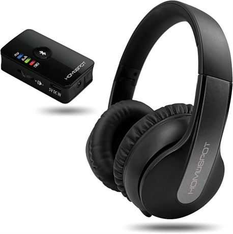 HomeSpot Over-Ear Headphones Transmitter for TV Bluetooth 5.3 aptX LL