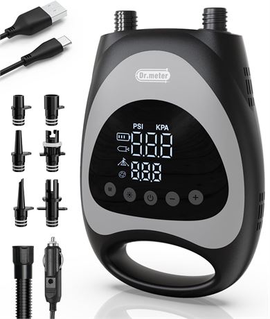 Pompe SUP Électrique Dr.meter Paddle Board Pump 20PSI LED