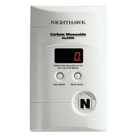 Kidde Nighthawk Plug-In CO Detector with Battery Backup (Electrochemical)