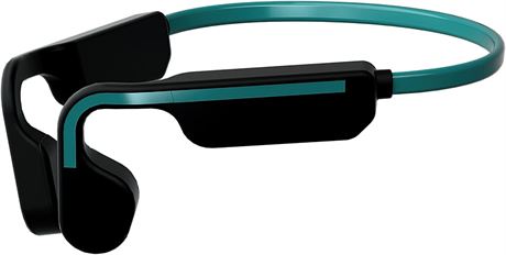 Casque sport conduction osseuse antibruit micro intégré vert