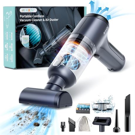 AX2V 4-in-1 Cordless Handheld Vacuum – 16000Pa + Cleaning Gel