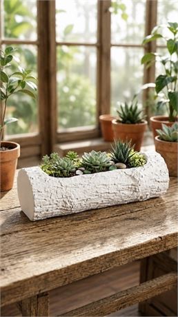 Abbott 27-JURASSIC/127 Collection Slim Log Planter (Small)