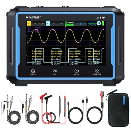 FNIRSI 2C53P Plus 3-in-1 Oscilloscope Multimeter Signal Generator