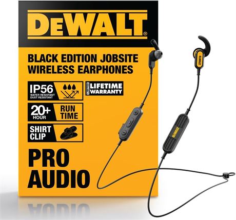 DEWALT  couteurs tour de cou Bluetooth, micro, IP56, 20 h autonomie