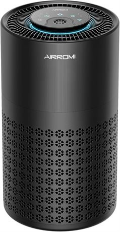 AIRROMI Air Purifier with HEPA 3-in-1, Pet, 990 ft , 360  Intake, A2001