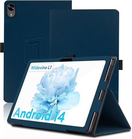 Headwolf WPad5 Case 10.1 in Folding Stand, Pencil Holder, Wrist Strap, Blue