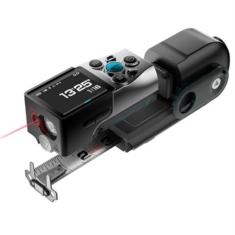 MILESEEY XTAPE1 Digital Tape Measure, 100m Laser Tool, 3.5m Tape, App Sync